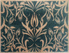 May Morris Tulip Green Curious Collection Ocean Mat - Atlantic Mats