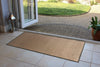 Atlantic Mats Recycled Plain Natural runner doormat in a home entryway