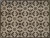 RHS Bloom Collection Ocean Mat Pathways featuring a brown and tan geometric pattern