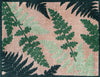 RHS Bloom Collection Ocean Mat by Atlantic Mats featuring a woodland fern design.