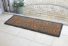 Atlantic Mats RHS Bloom Collection Starburst Coir Runner in a home entryway