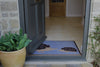 Hoggy the Hedgehog Ocean Mat by Atlantic Mats at an open front door entrance