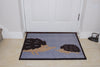 Atlantic Mats Hoggy the Hedgehog Ocean Mat featuring two hedgehogs on a blue background.