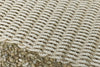 Close-up detail of a natural coloured Atlantic Mats outdoor rope doormat weave
